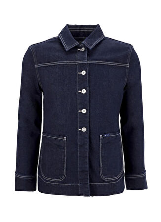 Mustang Lacivert Kadın Denim Ceket M5WL-CKT1202