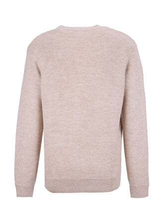 Mustang Düz Bej Erkek Hırka M5WM-HRK1569