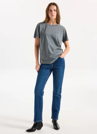 İndigo Kadın Pamuklu Denim Pantolon M5WL-PNT1316