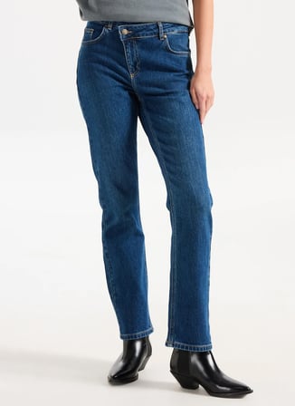 İndigo Kadın Pamuklu Denim Pantolon M5WL-PNT1316