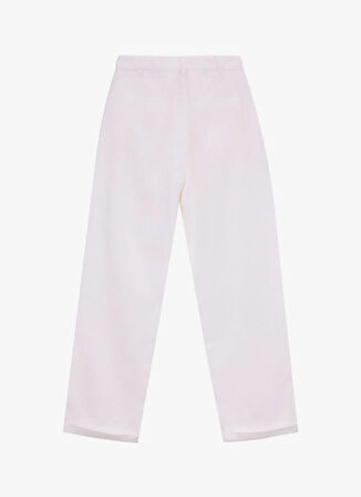 Mustang Normal Bel Relaxed Ekru Kadın Pantolon M5WL-PNT1708