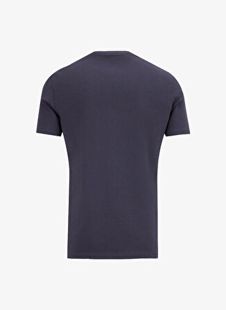 Mustang Bisiklet Yaka Düz Antrasit Erkek T-Shirt M4WM-TST-1987