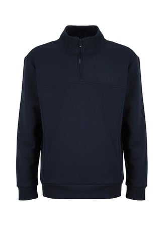Mustang Mavi Erkek Dik Yaka Relaxed Sweatshirt M5WM-SWT1509