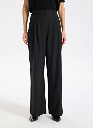 Jeep Normal Bel Bol Kesim Siyah Kadın Pantolon J5WL-PNT7075