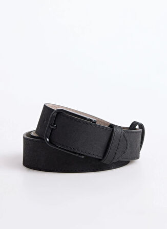 Discovery Expedition Erkek Kemer Dis-Retro Siyah 4 cm