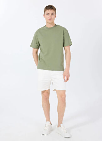 Stan Co. Yuvarlak Yaka Haki Erkek T-Shirt STNOT0004