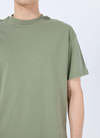 Stan Co. Yuvarlak Yaka Haki Erkek T-Shirt STNOT0004