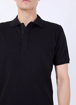 Stan Co. Siyah Erkek Polo T-Shirt STNPT0007