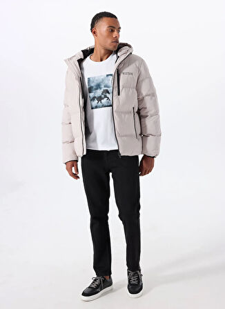 Mustang Açık Taş Erkek Şişme Mont M4WM-MNT-1673