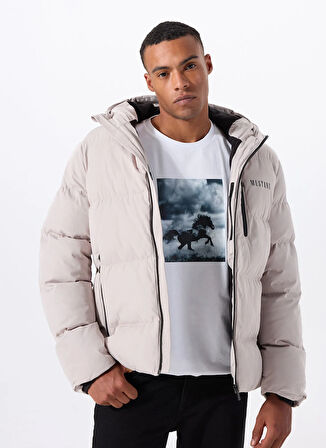 Mustang Açık Taş Erkek Şişme Mont M4WM-MNT-1673