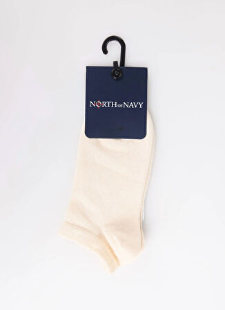 North Of Navy Bej Kadın Patik Çorap K.PATİK
