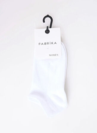 Fabrika Beyaz Kadın Patik Çorap K.A.PATİK