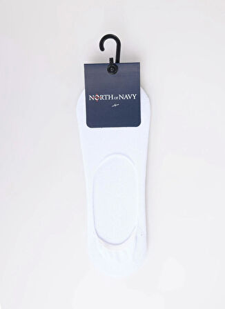 North Of Navy Beyaz Kadın Babet Çorabı K.BABET
