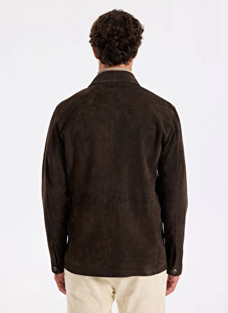 Fabrika Kahve Erkek Deri Mont F5WM-MNT 2575