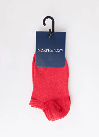 North Of Navy Kırmızı Kadın Patik Çorap K.PATİK