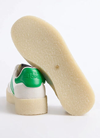 4US Beyaz - Yeşil Erkek Sneaker MARK 100