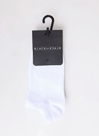 Black On Black Beyaz Kadın Patik Çorap K_PATİK