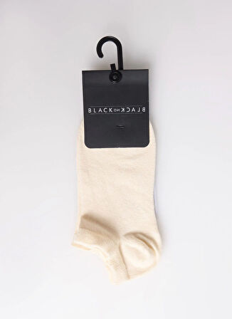 Black On Black Bej Kadın Patik Çorap K_PATİK