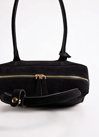 Vince Camuto Deri Siyah Kadın Omuz Çantası NOVA-HEBRON