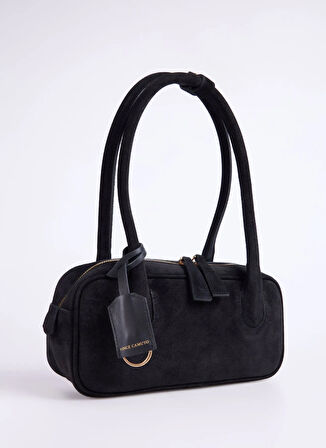 Vince Camuto Deri Siyah Kadın Omuz Çantası NOVA-INVER