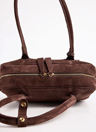 Vince Camuto Deri Kahve Kadın Omuz Çantası NOVA-HEBRON