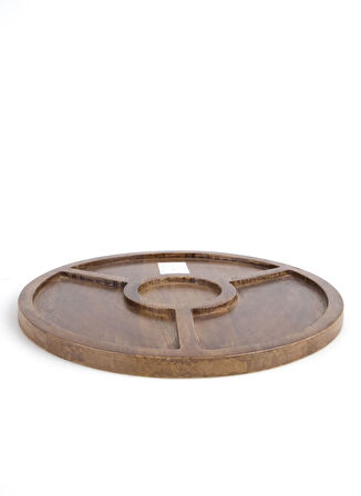 Boyner Evde Sunum Tabağ, Bedensiz, Kahve