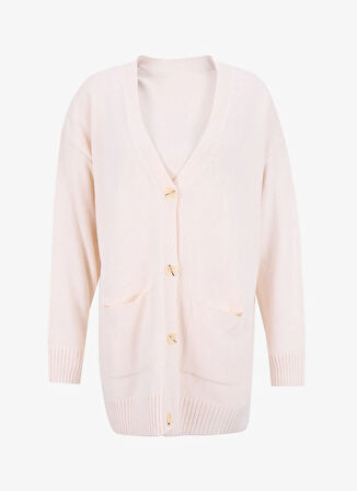 Limon Ekru Kadın Hırka L4WL-HRK-9001