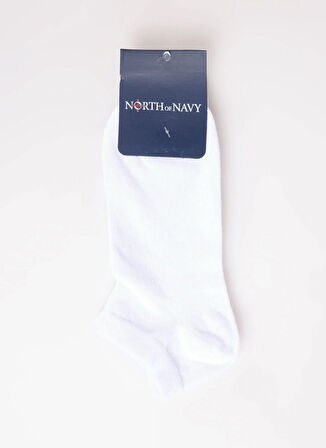 North Of Navy Beyaz Erkek Patik Çorap E-.PATİK