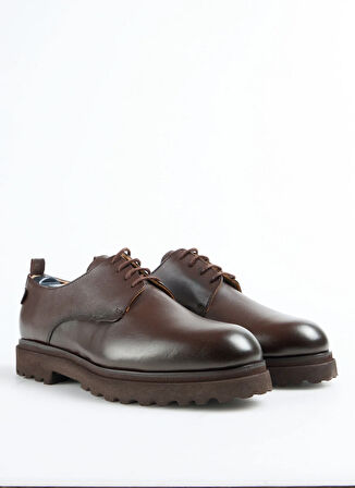 Fabrika Deri Kahve Erkek Klasik Ayakkabı YODER-JURO