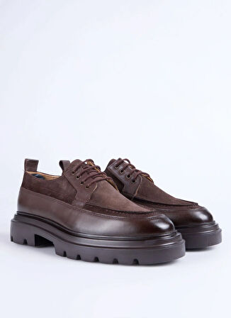 Fabrika Deri Kahve Erkek Günlük Ayakkabı WOLF-CONTRA