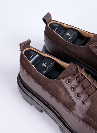 Fabrika Deri Kahve Erkek Günlük Ayakkabı WOLF-CONTRA