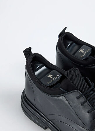 Fabrika Deri Siyah Erkek Günlük Ayakkabı CANTERT