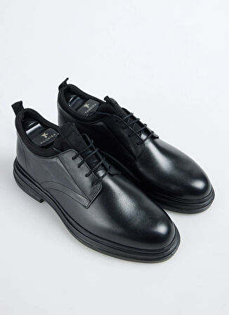 Fabrika Deri Siyah Erkek Günlük Ayakkabı CANTERT