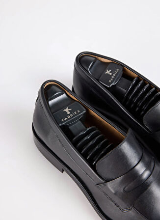 Fabrika Siyah Erkek Klasik Ayakkabı KOST-SHINE