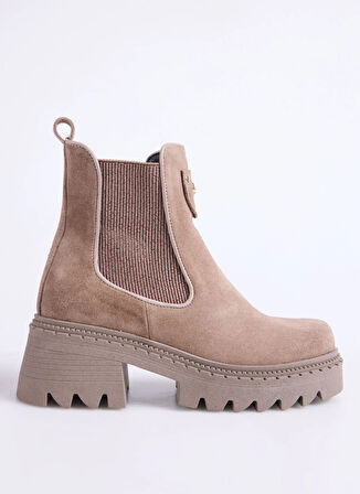 Fabrika Deri Vizon Kadın Bot D-ELLERY