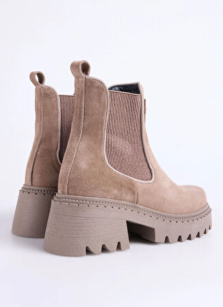 Fabrika Deri Vizon Kadın Bot D-ELLERY