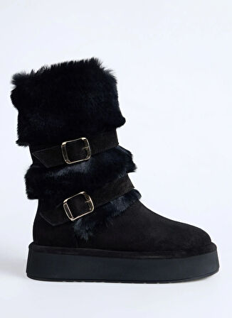 Fabrika Siyah Kadın Çizme D-NELL-FOMAX