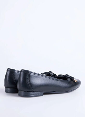 Fabrika Deri Siyah Kadın Babet D-DERVILA-DERA