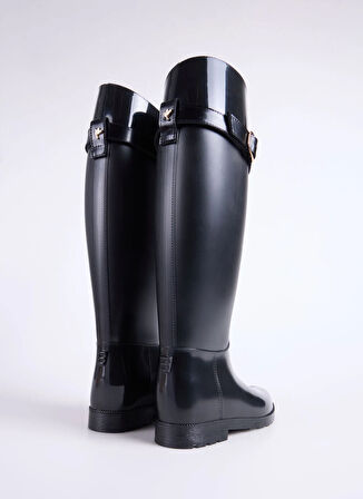 Fabrika Siyah Kadın Yağmur Botu KATHY-LARISA