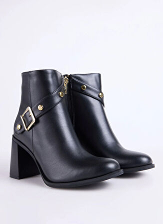 Fabrika Siyah Kadın Topuklu Bot BLOCK-BLENID