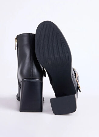 Fabrika Siyah Kadın Topuklu Bot BLOCK-BLENID