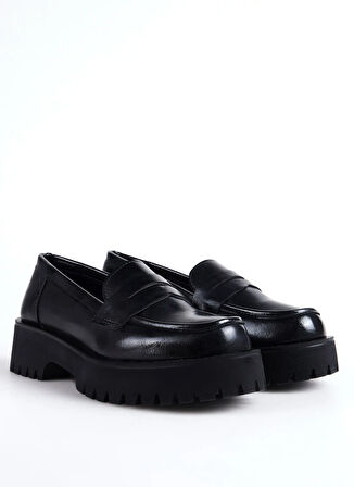 Fabrika Siyah Kadın Loafer MAE-BELINDA