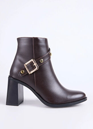 Fabrika Kahve Kadın Topuklu Bot BLOCK-BLENID