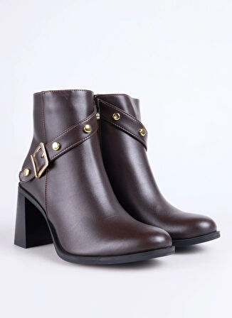 Fabrika Kahve Kadın Topuklu Bot BLOCK-BLENID