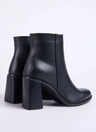 Fabrika Siyah Kadın Topuklu Bot BLOCK-BELLA