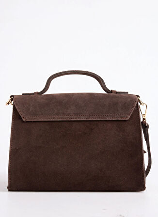 Fabrika Deri Kahve Kadın Omuz Çantası AVY-ANTONIA