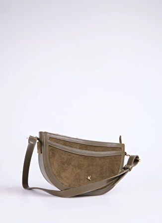 Fabrika Süet Haki Kadın Çapraz Çanta HERA-GANDER