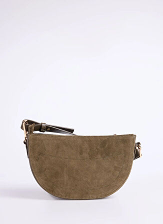 Fabrika Süet Haki Kadın Çapraz Çanta HERA-GANDER
