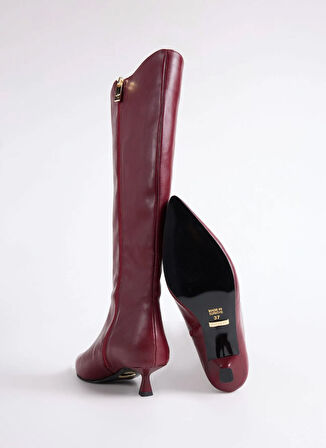 Fabrika Bordo Kadın Çizme KITTEN-LANCY