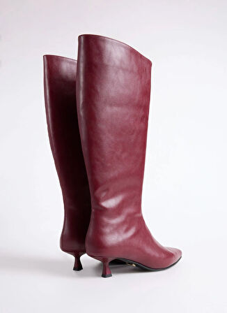 Fabrika Bordo Kadın Çizme KITTEN-LANCY